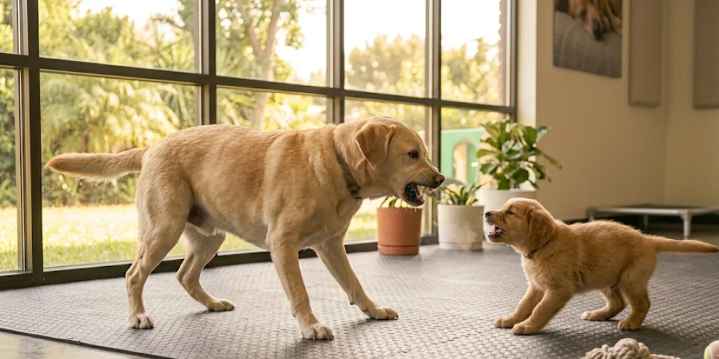 Dog Hates My New Puppy
