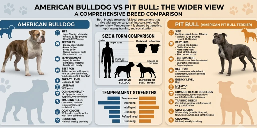 American Bulldog vs Pitbull