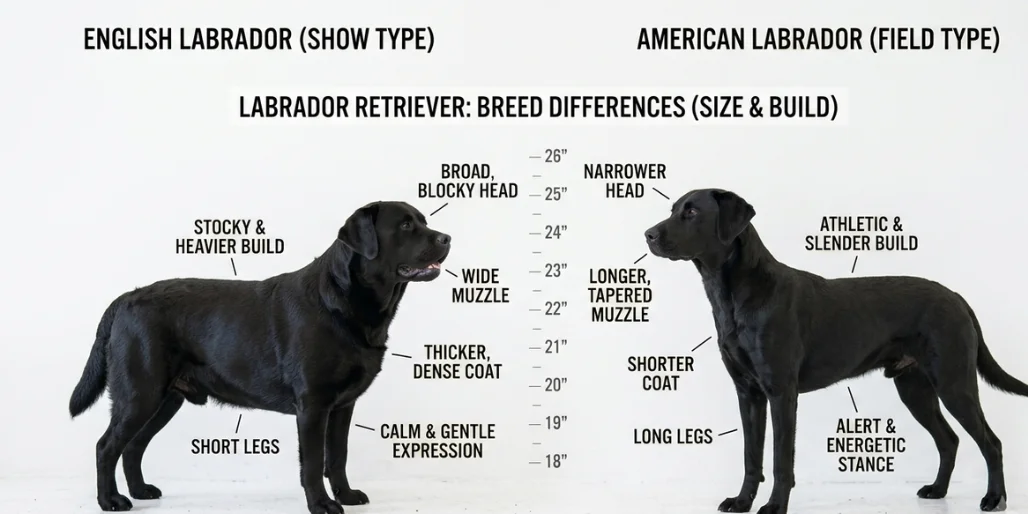 English Lab vs American Lab