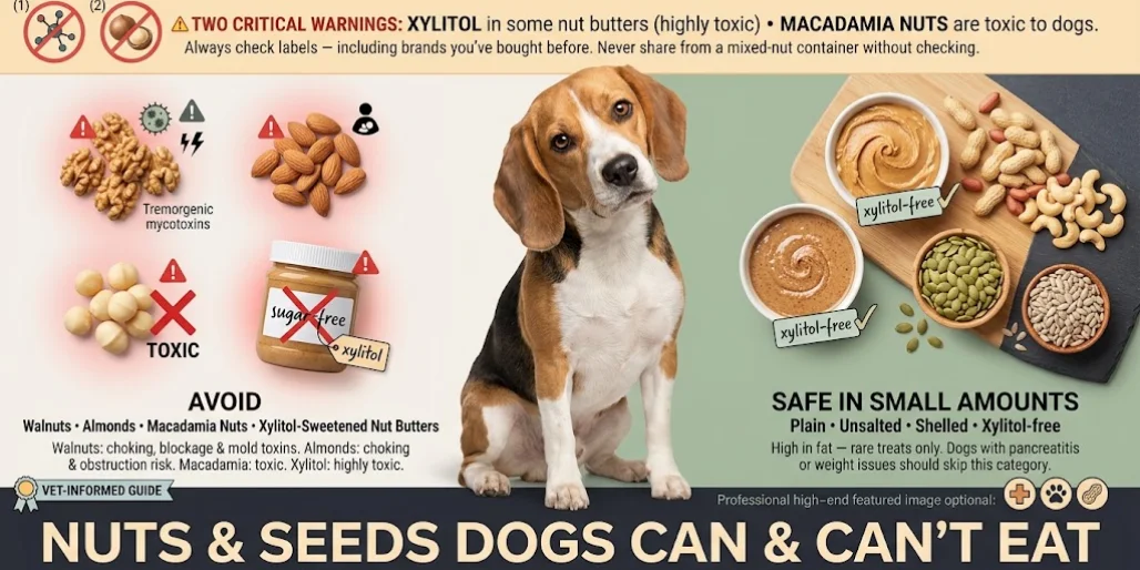 Nuts & Seeds Dogs Can and Can't Eat