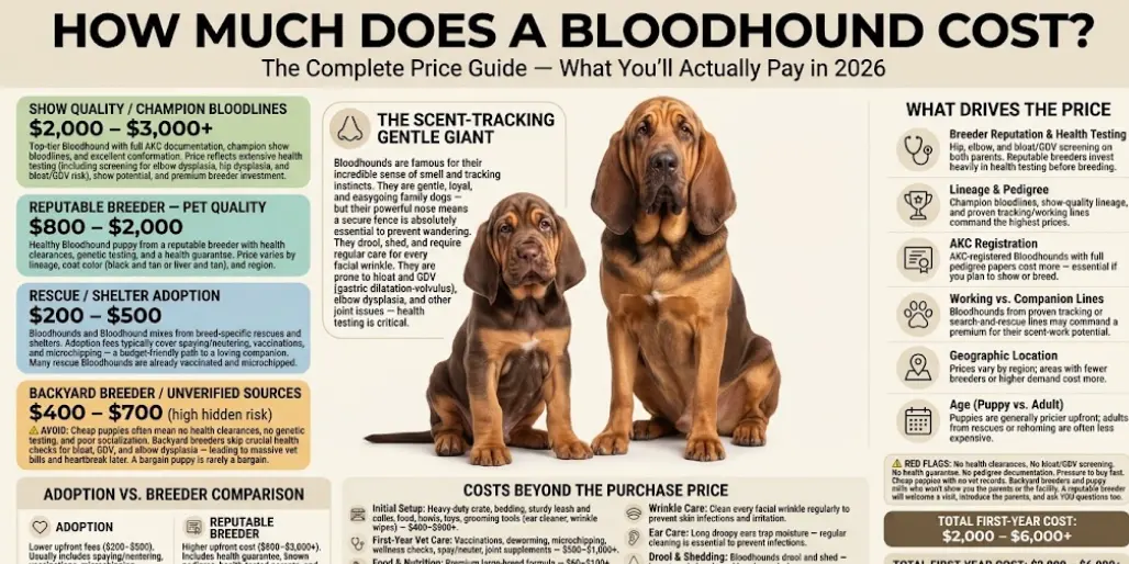 How Much Does a Bloodhound Cost?