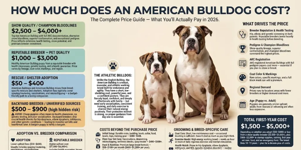 How Much Does an American Bulldog Cost?