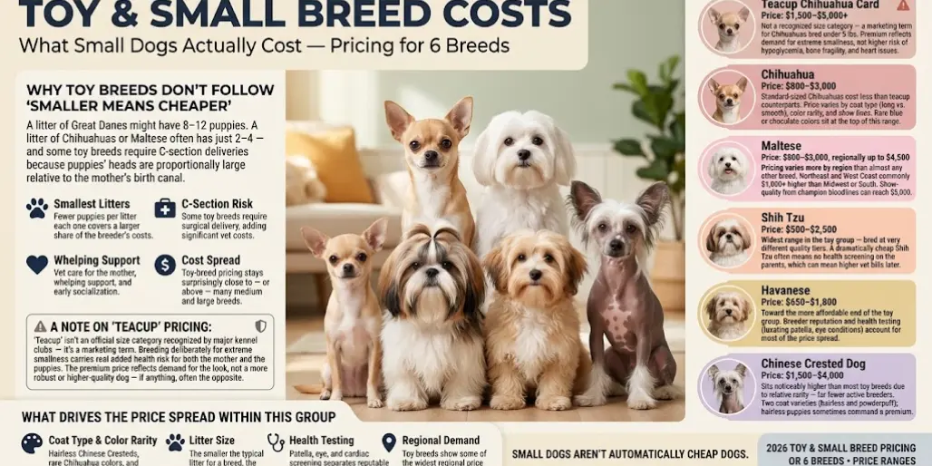 Toy & Small Breed Costs