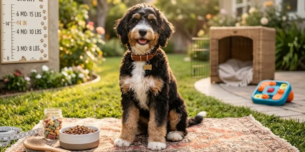 Weight Range of Mini Bernedoodles