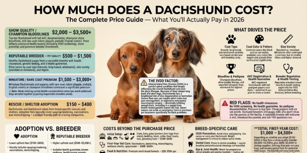 What Does A Dachshund Cost?