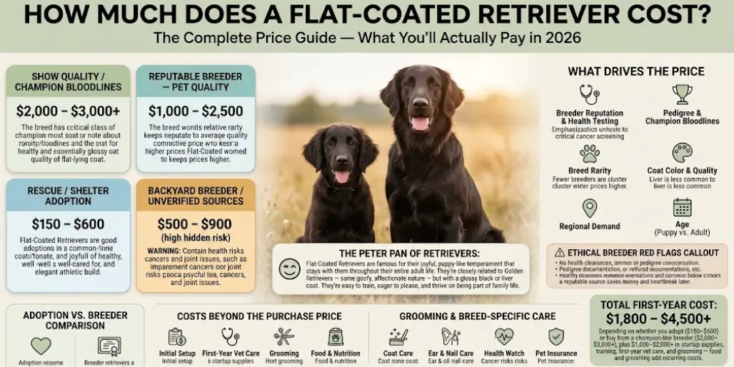 What Does a Flat-Coated Retriever Cost