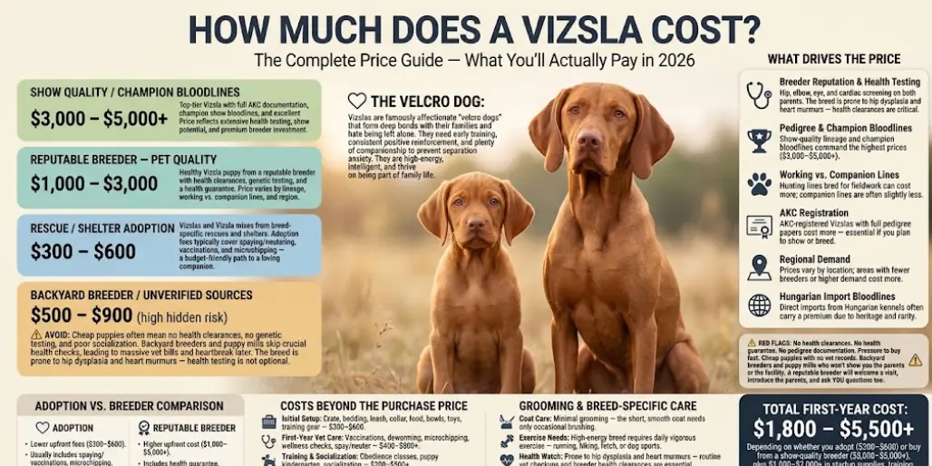 What Does a Vizsla Cost?
